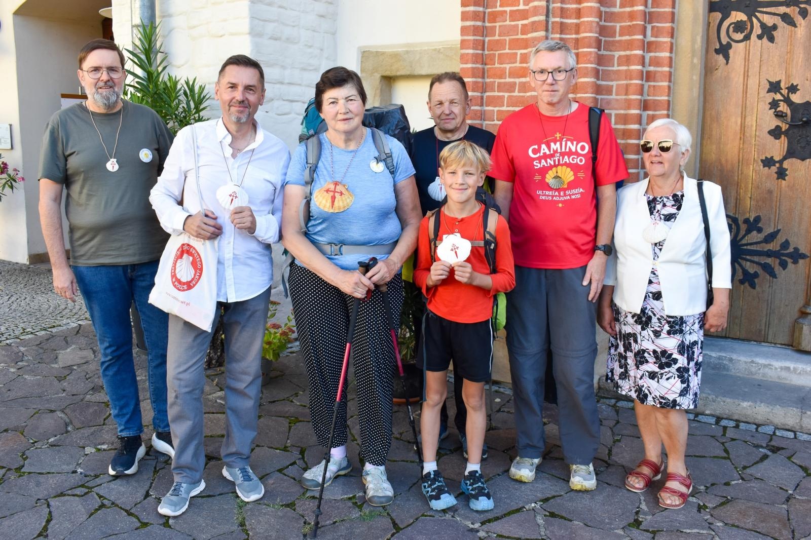 Zdjęcie w galerii na portalu naszraciborz.pl: Górnośląskie Camino zakończyło się w Raciborzu. Pamiątkowa tabliczka zostanie na zamku wiadomości z regionu