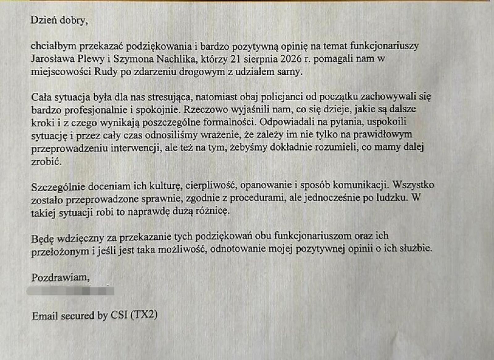 Zdjęcie w galerii na portalu naszraciborz.pl: Policjanci z Raciborza docenieni za pomoc. Wykazali się spokojem i empatią wiadomości z regionu