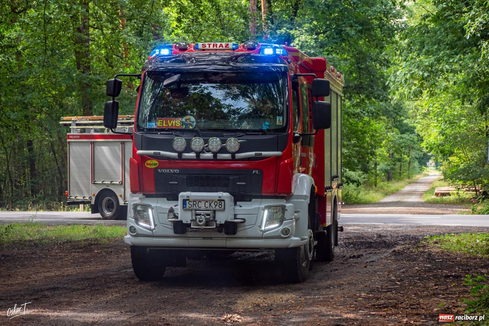 Zdjęcie w galerii na portalu naszraciborz.pl: 34. rocznica pożaru lasów. Hołd dla strażaków, którzy zginęli w walce z żywiołem wiadomości z regionu