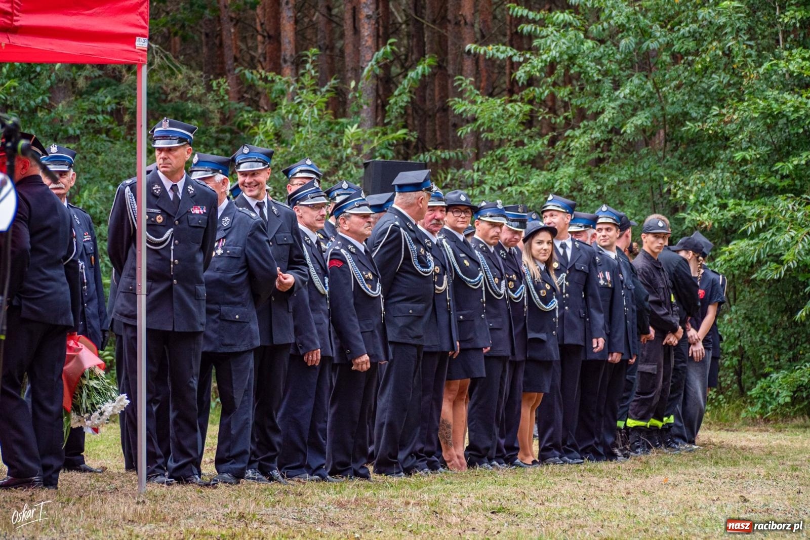 Zdjęcie w galerii na portalu naszraciborz.pl: 34. rocznica pożaru lasów. Hołd dla strażaków, którzy zginęli w walce z żywiołem wiadomości z regionu