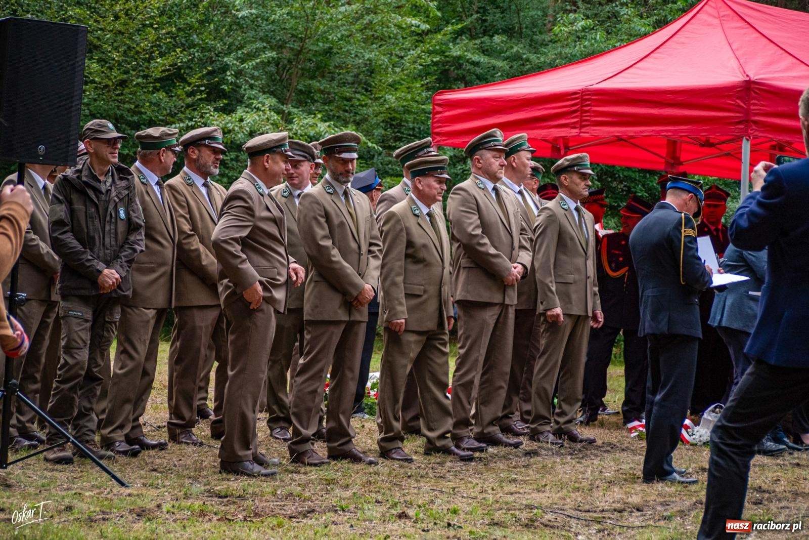 Zdjęcie w galerii na portalu naszraciborz.pl: 34. rocznica pożaru lasów. Hołd dla strażaków, którzy zginęli w walce z żywiołem wiadomości z regionu
