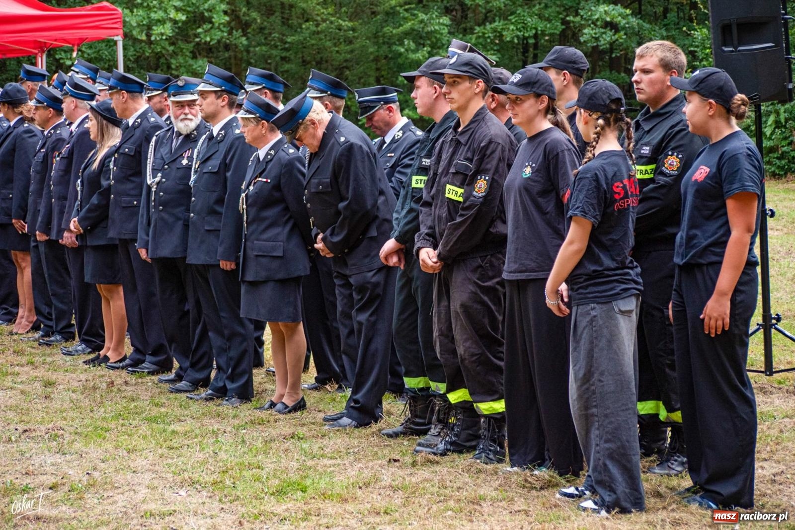 Zdjęcie w galerii na portalu naszraciborz.pl: 34. rocznica pożaru lasów. Hołd dla strażaków, którzy zginęli w walce z żywiołem wiadomości z regionu