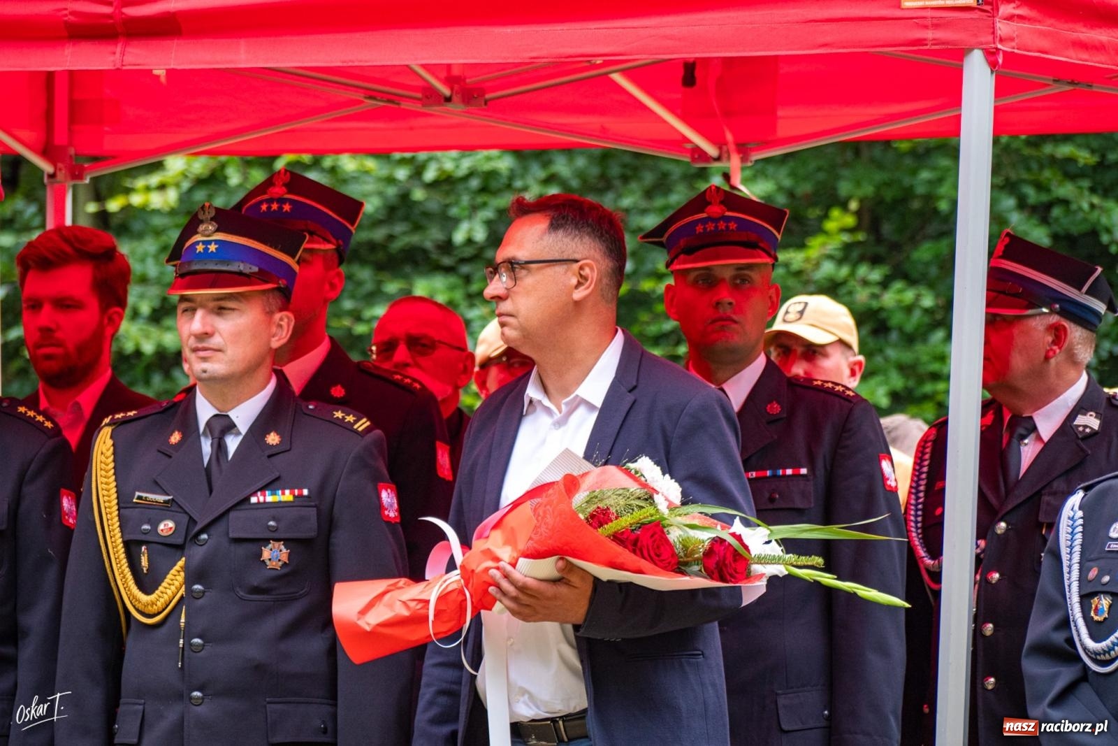 Zdjęcie w galerii na portalu naszraciborz.pl: 34. rocznica pożaru lasów. Hołd dla strażaków, którzy zginęli w walce z żywiołem wiadomości z regionu