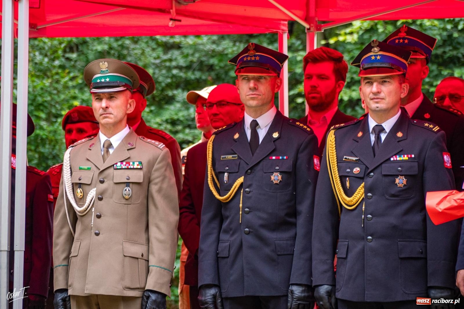 Zdjęcie w galerii na portalu naszraciborz.pl: 34. rocznica pożaru lasów. Hołd dla strażaków, którzy zginęli w walce z żywiołem wiadomości z regionu