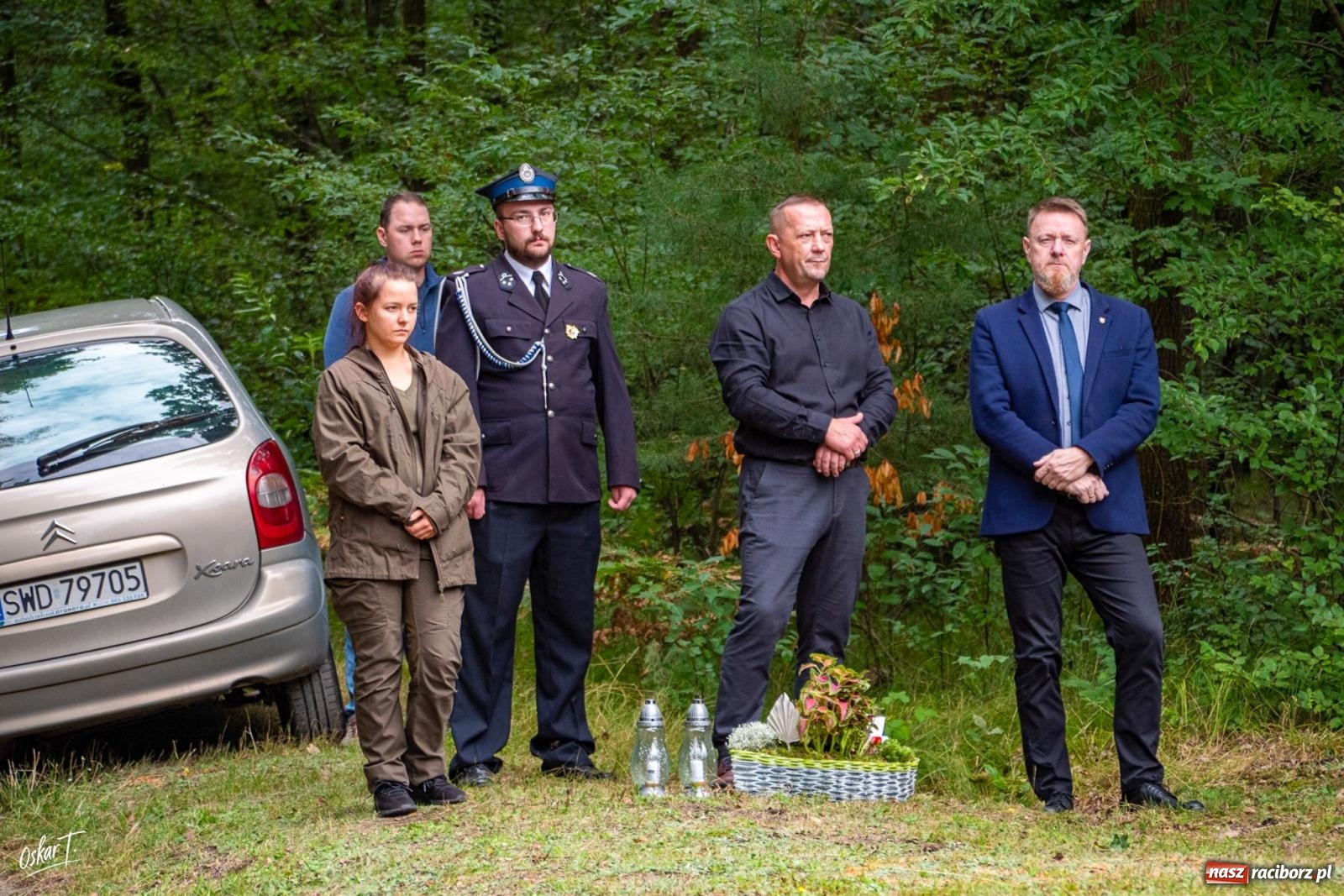 Zdjęcie w galerii na portalu naszraciborz.pl: 34. rocznica pożaru lasów. Hołd dla strażaków, którzy zginęli w walce z żywiołem wiadomości z regionu