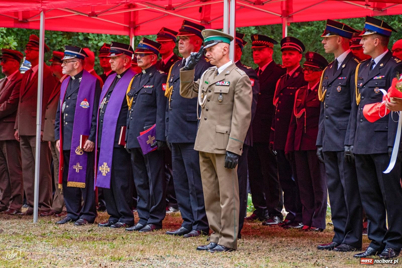 Zdjęcie w galerii na portalu naszraciborz.pl: 34. rocznica pożaru lasów. Hołd dla strażaków, którzy zginęli w walce z żywiołem wiadomości z regionu