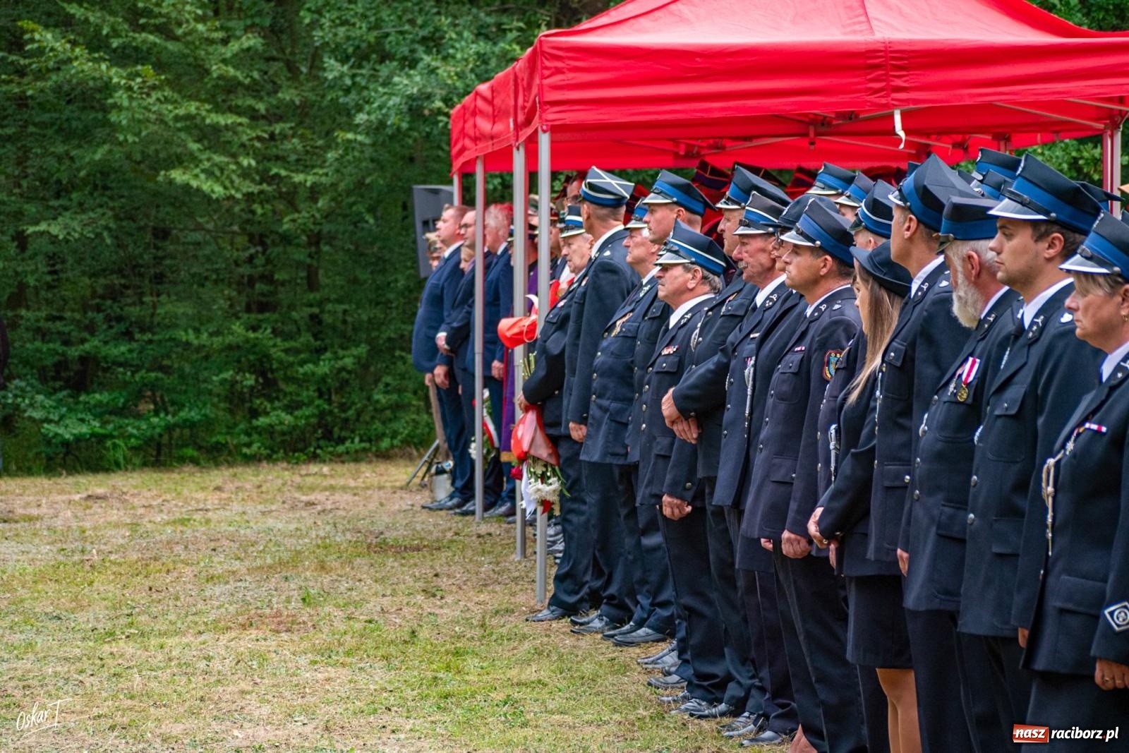 Zdjęcie w galerii na portalu naszraciborz.pl: 34. rocznica pożaru lasów. Hołd dla strażaków, którzy zginęli w walce z żywiołem wiadomości z regionu