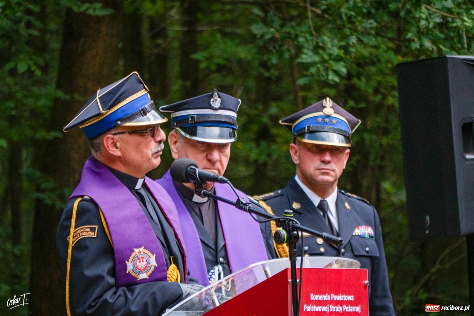 Zdjęcie w galerii na portalu naszraciborz.pl: 34. rocznica pożaru lasów. Hołd dla strażaków, którzy zginęli w walce z żywiołem wiadomości z regionu
