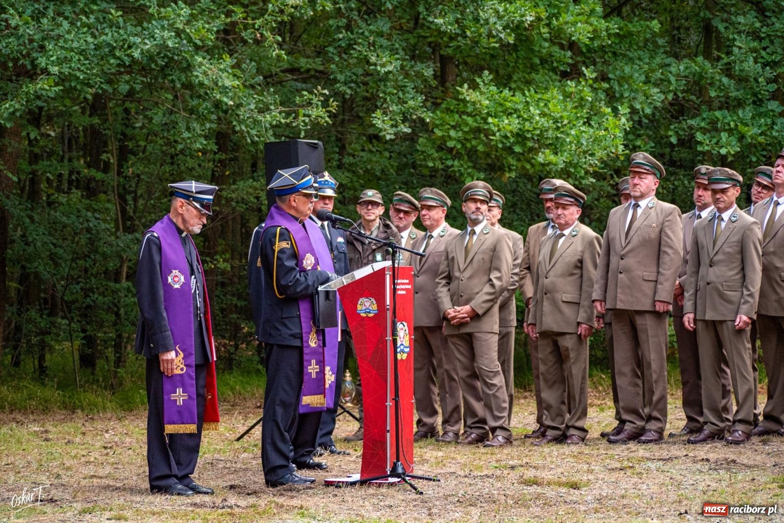 Zdjęcie w galerii na portalu naszraciborz.pl: 34. rocznica pożaru lasów. Hołd dla strażaków, którzy zginęli w walce z żywiołem wiadomości z regionu