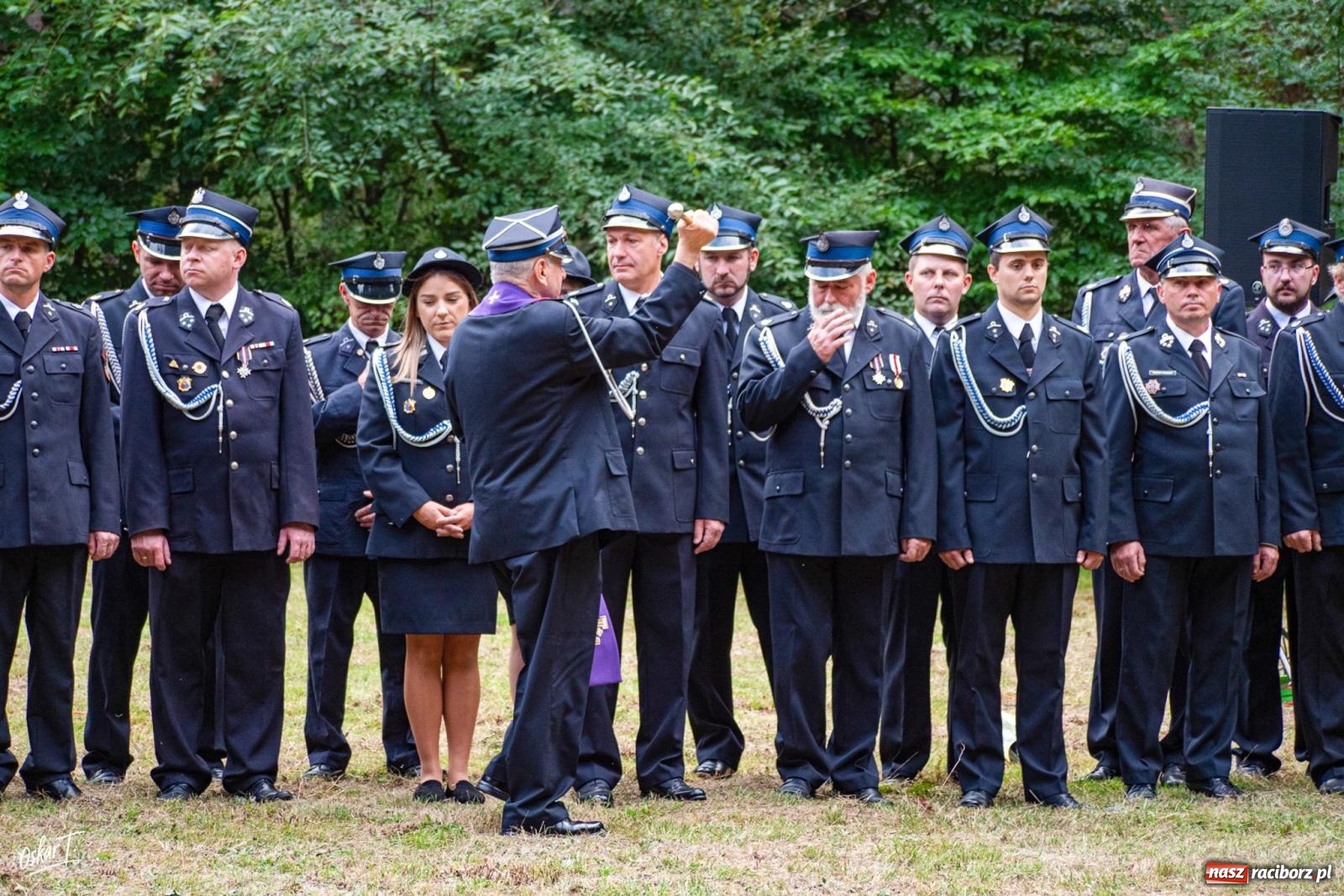Zdjęcie w galerii na portalu naszraciborz.pl: 34. rocznica pożaru lasów. Hołd dla strażaków, którzy zginęli w walce z żywiołem wiadomości z regionu