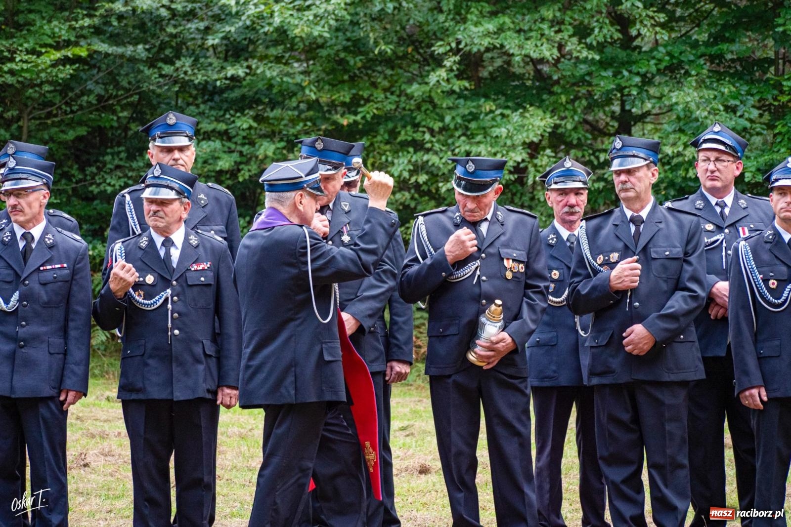Zdjęcie w galerii na portalu naszraciborz.pl: 34. rocznica pożaru lasów. Hołd dla strażaków, którzy zginęli w walce z żywiołem wiadomości z regionu