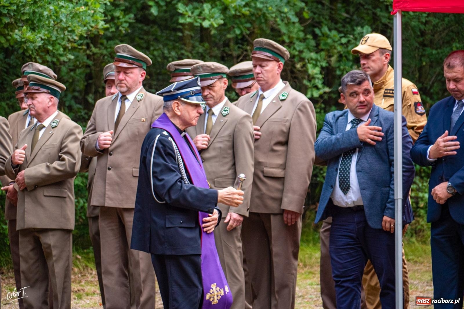 Zdjęcie w galerii na portalu naszraciborz.pl: 34. rocznica pożaru lasów. Hołd dla strażaków, którzy zginęli w walce z żywiołem wiadomości z regionu