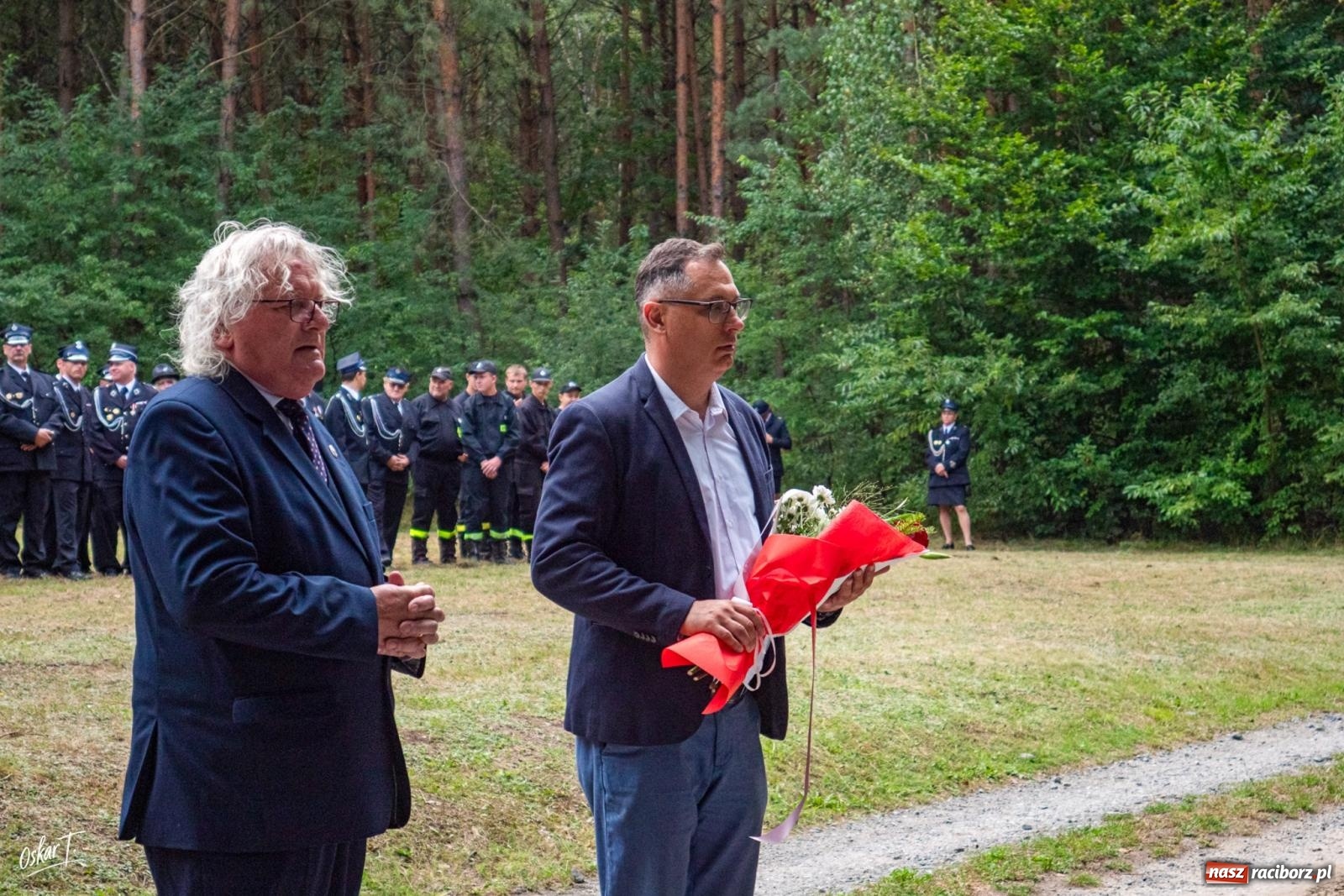 Zdjęcie w galerii na portalu naszraciborz.pl: 34. rocznica pożaru lasów. Hołd dla strażaków, którzy zginęli w walce z żywiołem wiadomości z regionu