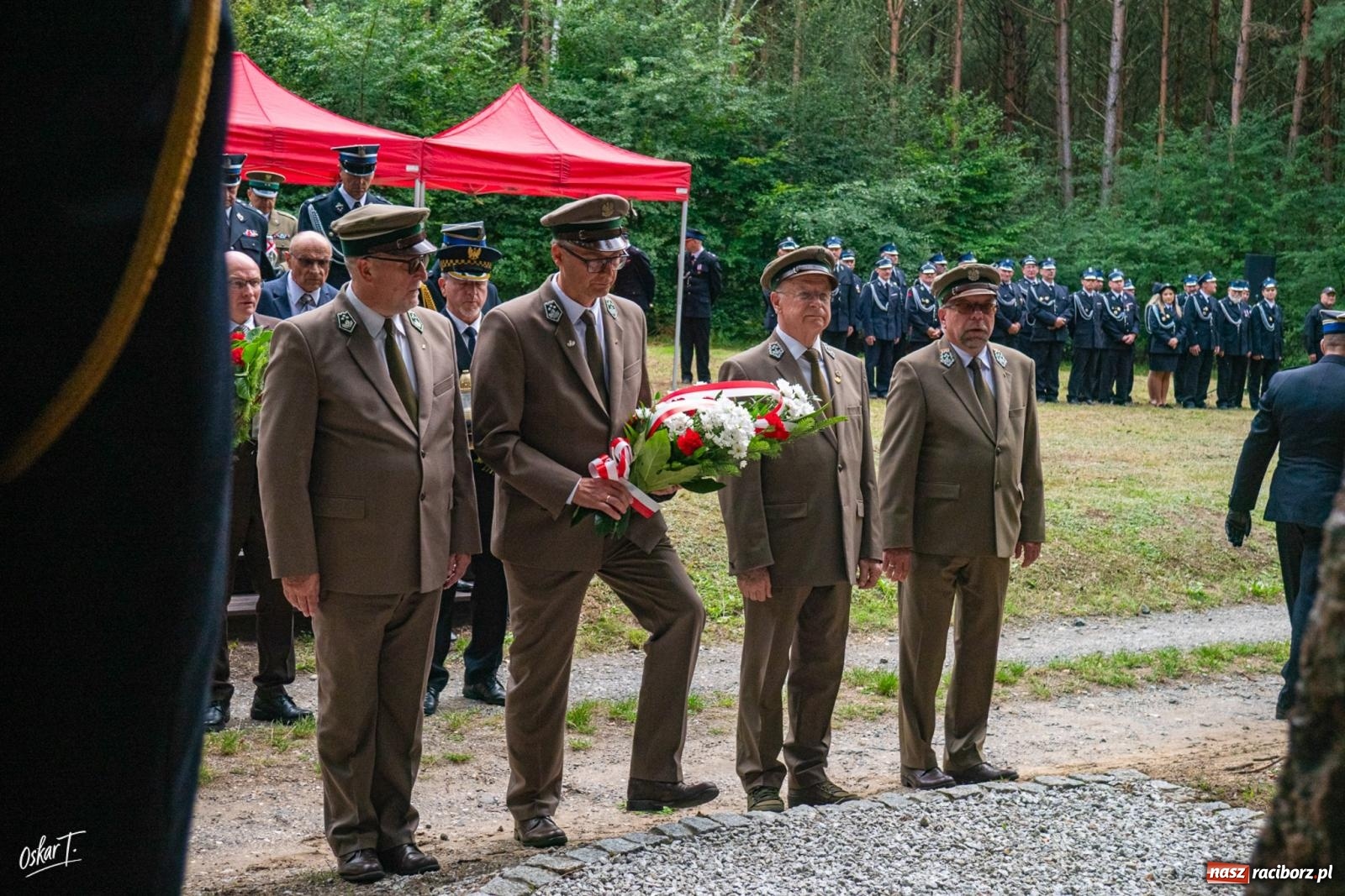Zdjęcie w galerii na portalu naszraciborz.pl: 34. rocznica pożaru lasów. Hołd dla strażaków, którzy zginęli w walce z żywiołem wiadomości z regionu