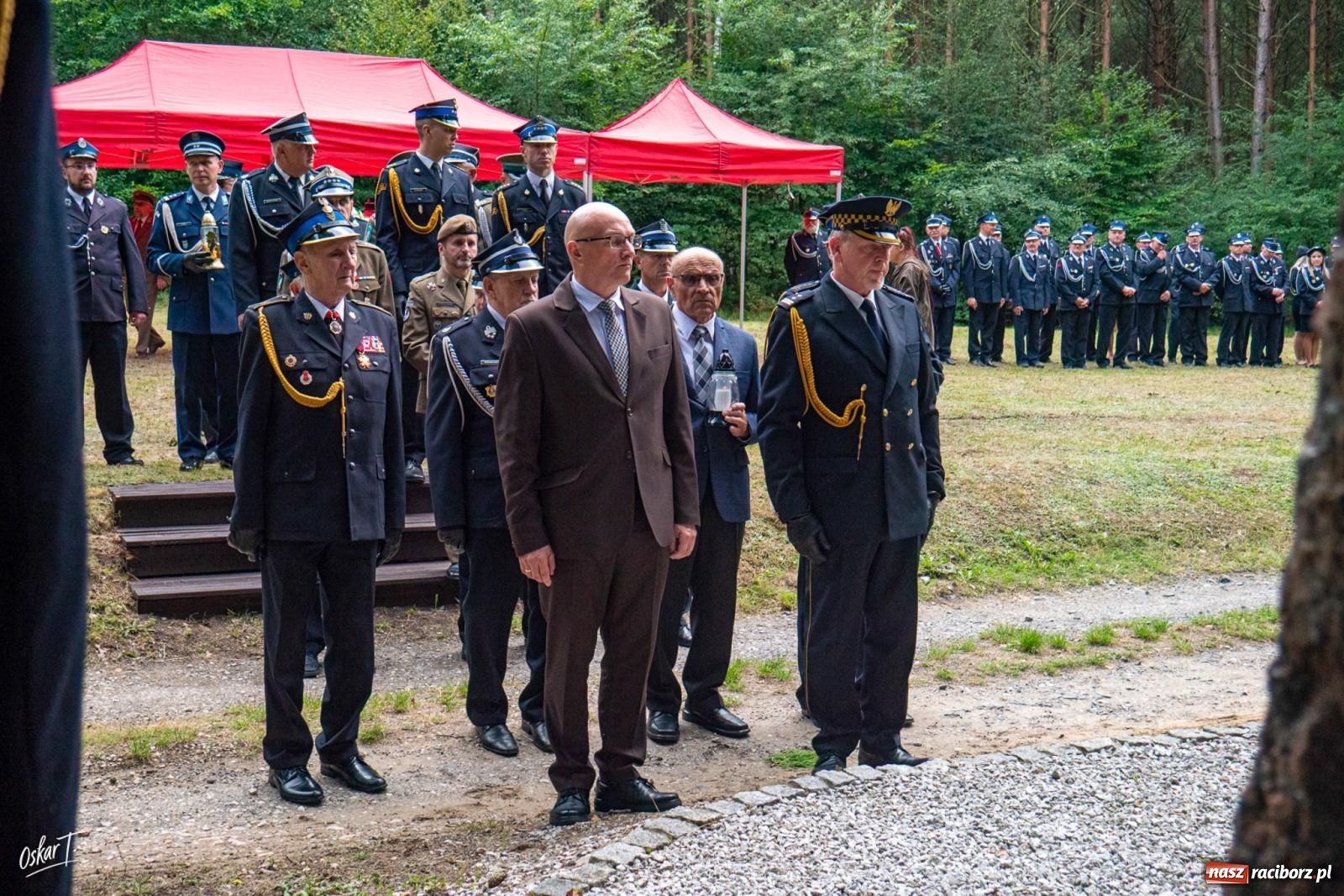 Zdjęcie w galerii na portalu naszraciborz.pl: 34. rocznica pożaru lasów. Hołd dla strażaków, którzy zginęli w walce z żywiołem wiadomości z regionu