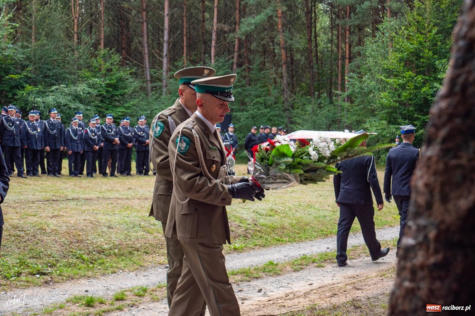 Zdjęcie w galerii na portalu naszraciborz.pl: 34. rocznica pożaru lasów. Hołd dla strażaków, którzy zginęli w walce z żywiołem wiadomości z regionu