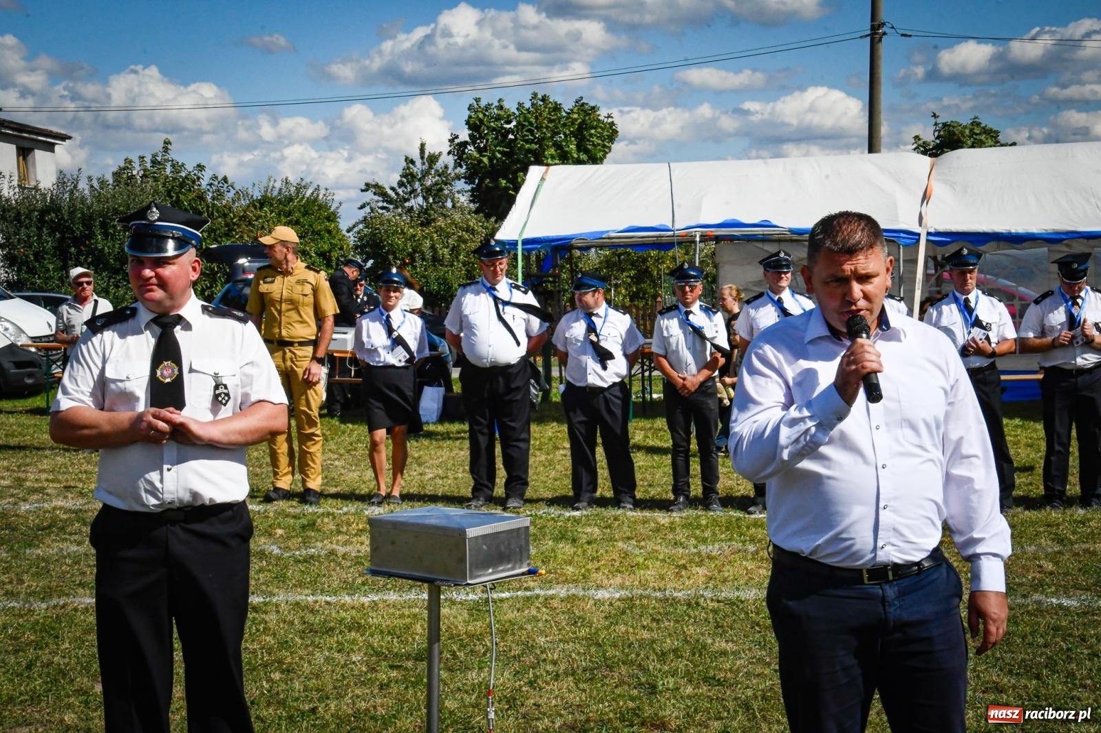Zdjęcie w galerii na portalu naszraciborz.pl: Gospodarze, Gamów i Rudnik triumfują w gminnych zawodach sportowo-pożarniczych w Sławikowie [FOTO i WIDEO] wiadomości z regionu