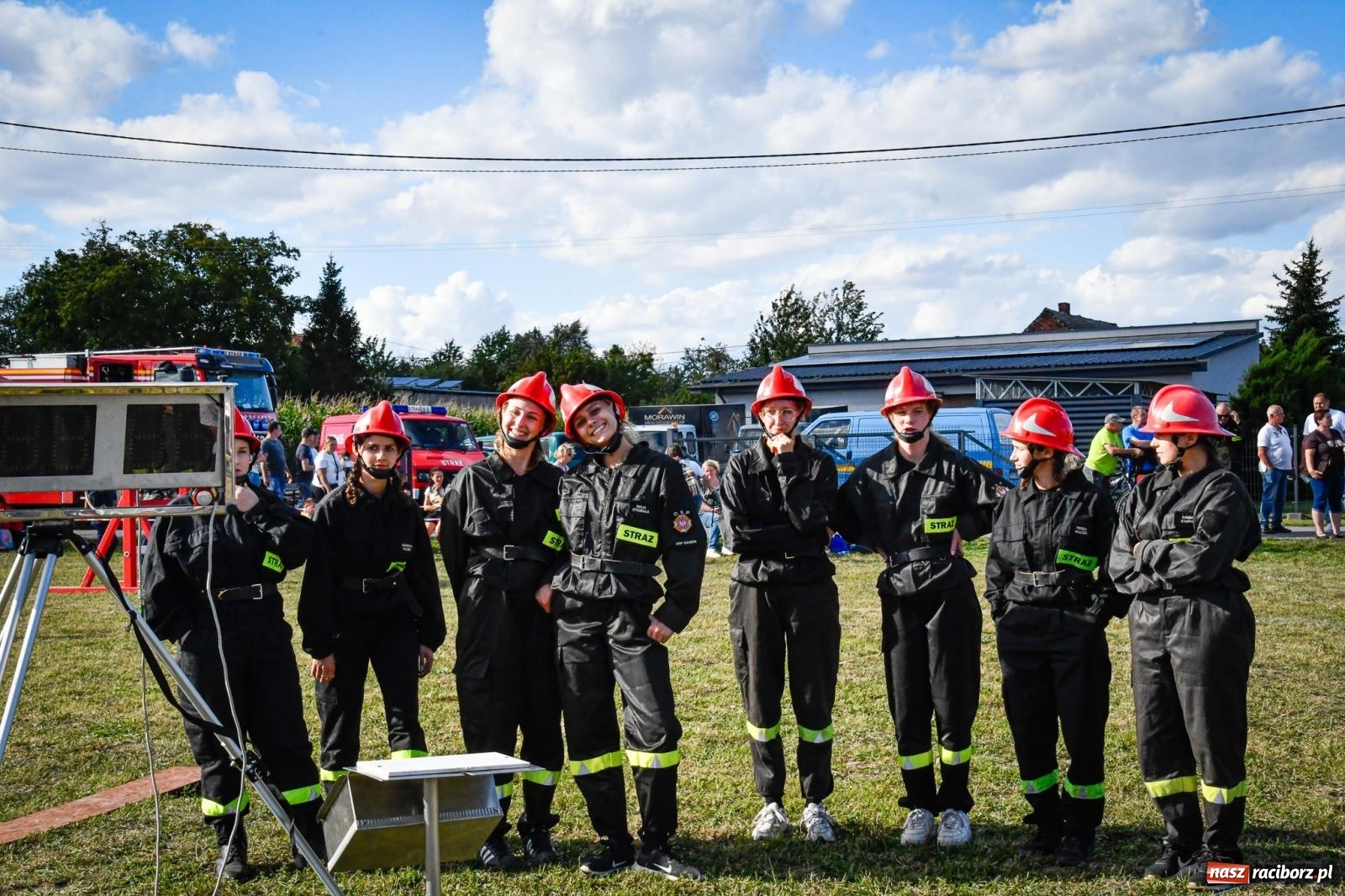 Zdjęcie w galerii na portalu naszraciborz.pl: Gospodarze, Gamów i Rudnik triumfują w gminnych zawodach sportowo-pożarniczych w Sławikowie [FOTO i WIDEO] wiadomości z regionu