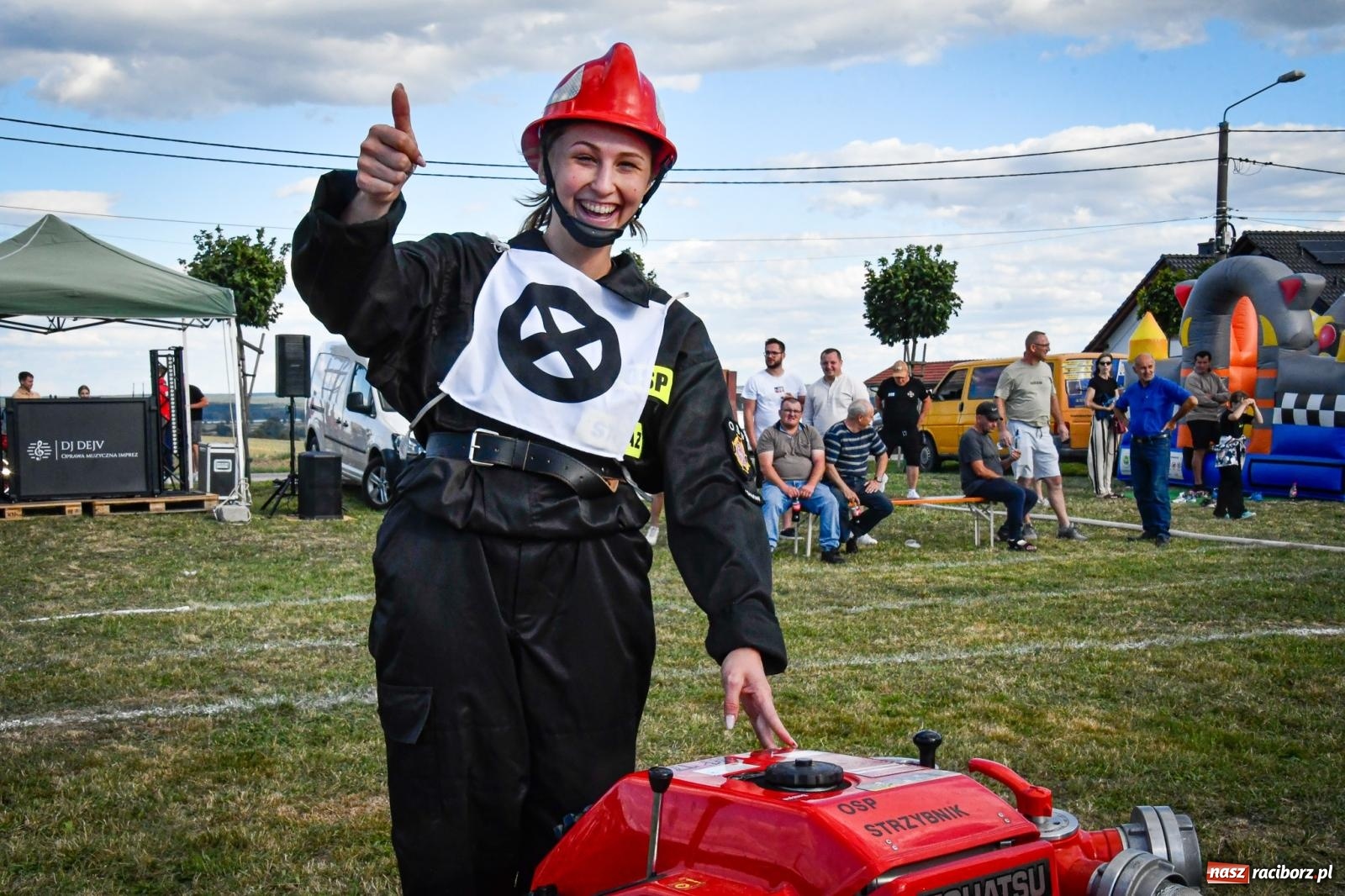 Zdjęcie w galerii na portalu naszraciborz.pl: Gospodarze, Gamów i Rudnik triumfują w gminnych zawodach sportowo-pożarniczych w Sławikowie [FOTO i WIDEO] wiadomości z regionu