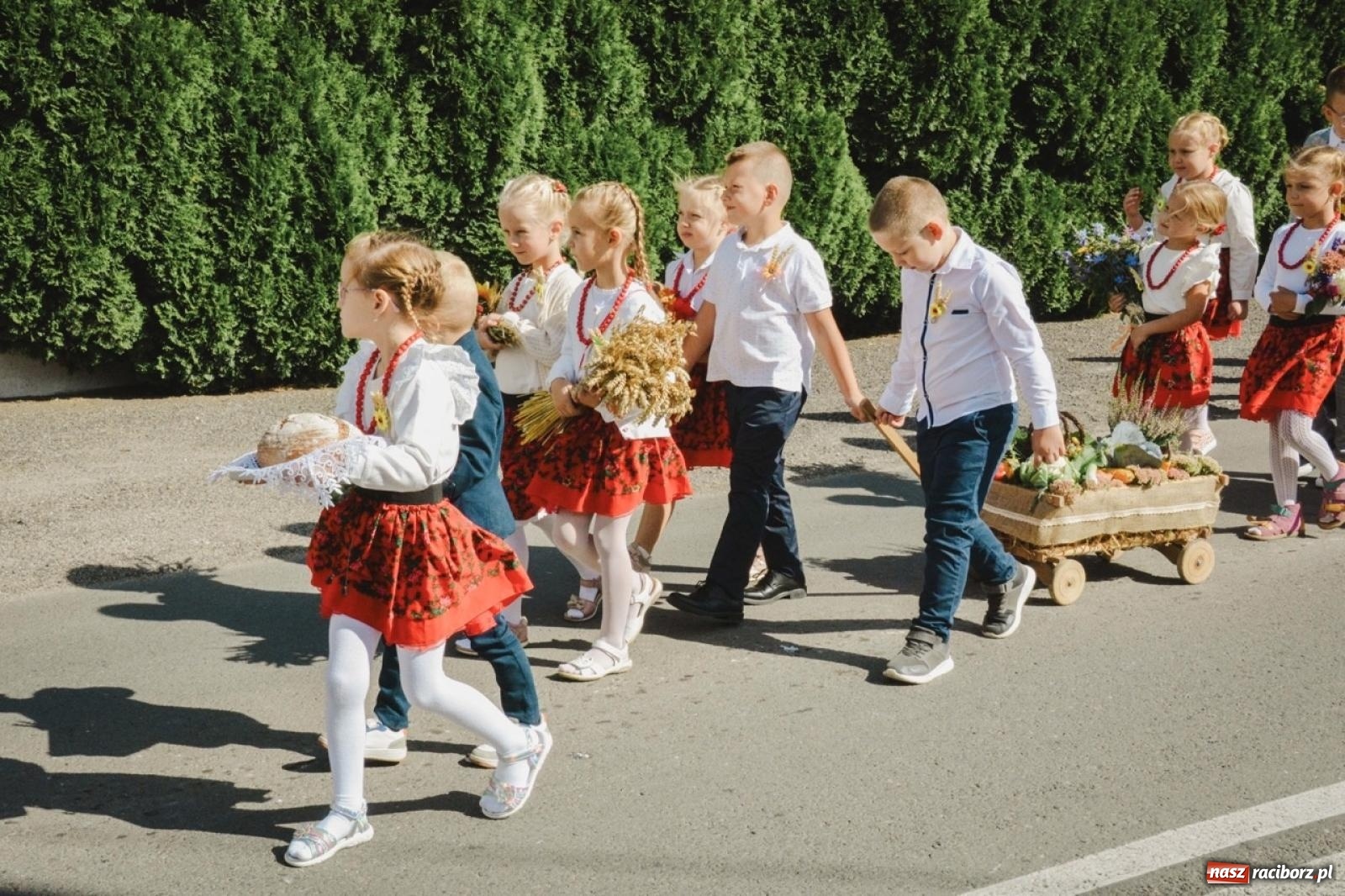 Zdjęcie w galerii na portalu naszraciborz.pl: Barwny korowód rozpoczął Gminne Dożynki w Zawadzie Książęcej [FOTO i WIDEO] wiadomości z regionu