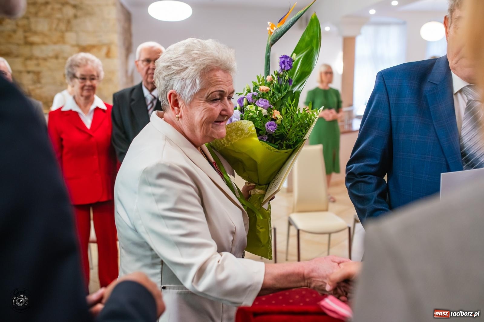 Zdjęcie w galerii na portalu naszraciborz.pl: Gdy dwa serca się kochają, wszystkie trudy pokonają. Złote gody w raciborskim USC [FOTO i WIDEO] wiadomości z regionu