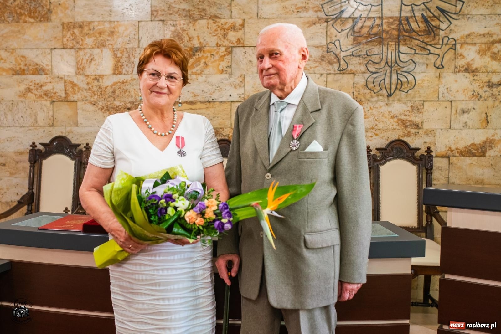 Zdjęcie w galerii na portalu naszraciborz.pl: Gdy dwa serca się kochają, wszystkie trudy pokonają. Złote gody w raciborskim USC [FOTO i WIDEO] wiadomości z regionu