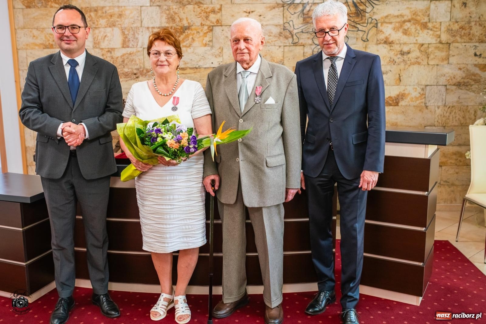 Zdjęcie w galerii na portalu naszraciborz.pl: Gdy dwa serca się kochają, wszystkie trudy pokonają. Złote gody w raciborskim USC [FOTO i WIDEO] wiadomości z regionu