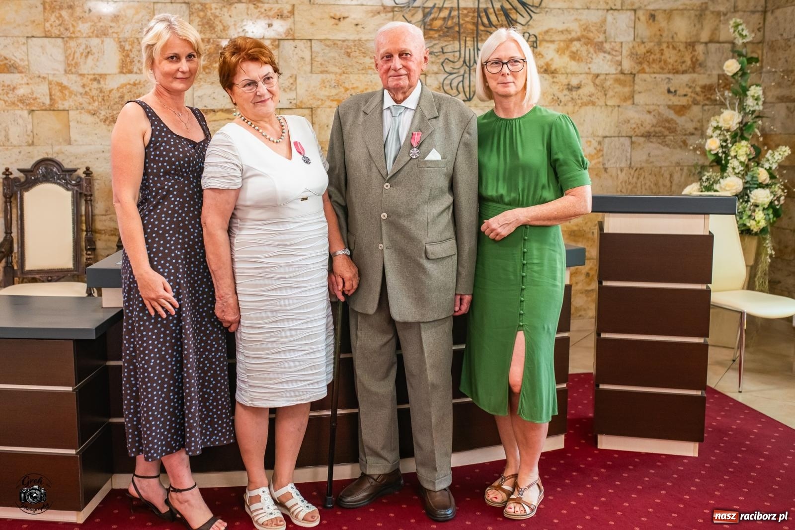 Zdjęcie w galerii na portalu naszraciborz.pl: Gdy dwa serca się kochają, wszystkie trudy pokonają. Złote gody w raciborskim USC [FOTO i WIDEO] wiadomości z regionu
