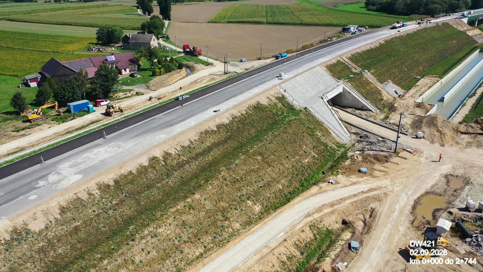 Zdjęcie w galerii na portalu naszraciborz.pl: Budowa mostu Łubowice–Ciechowice - najnowsze zdjęcia przeprawy wiadomości z regionu