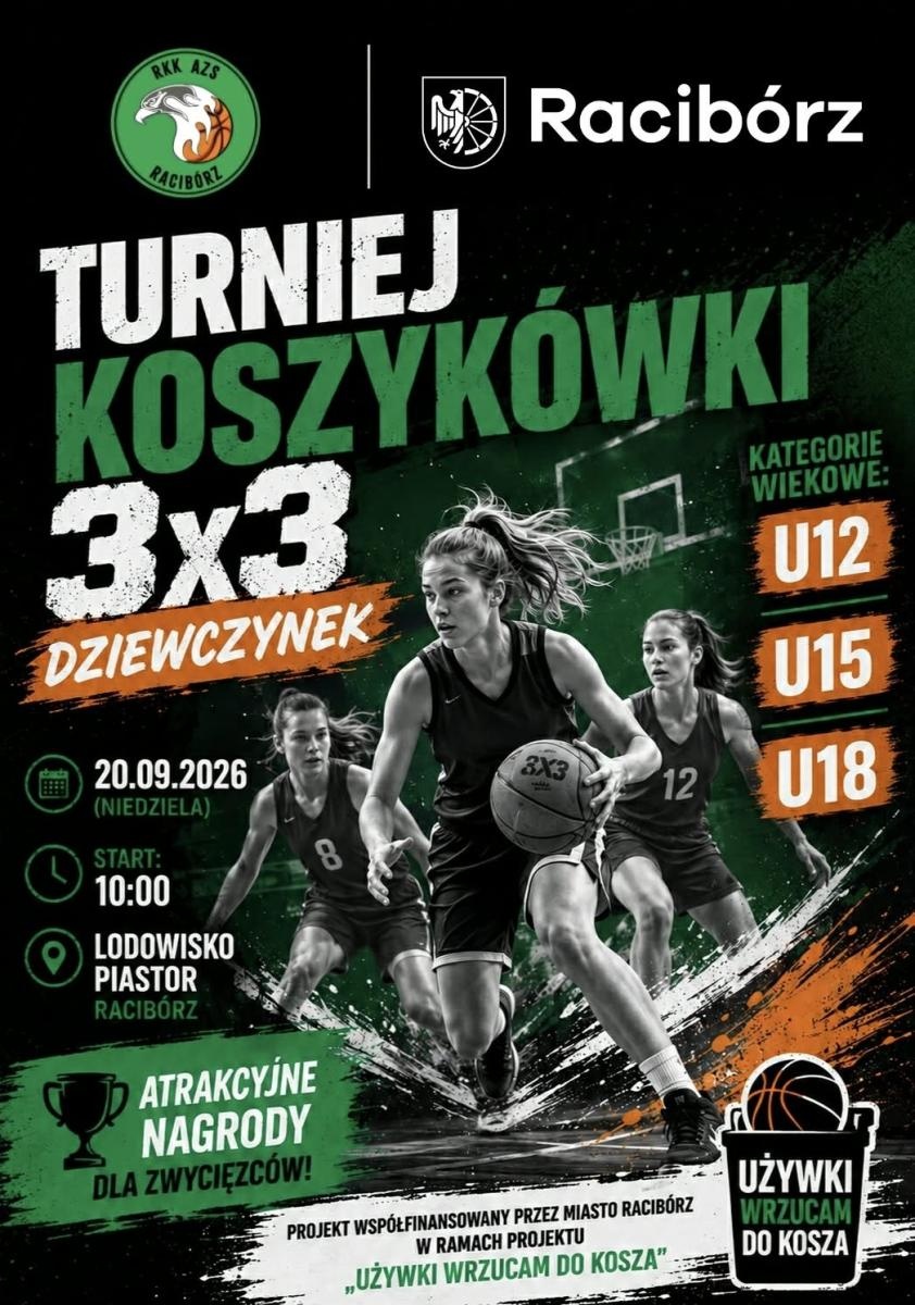 Zdjęcie w galerii na portalu naszraciborz.pl: Trzy kategorie wiekowe, sportowa rywalizacja i nagrody. Turniej koszykówki 3×3 w Raciborzu wiadomości z regionu