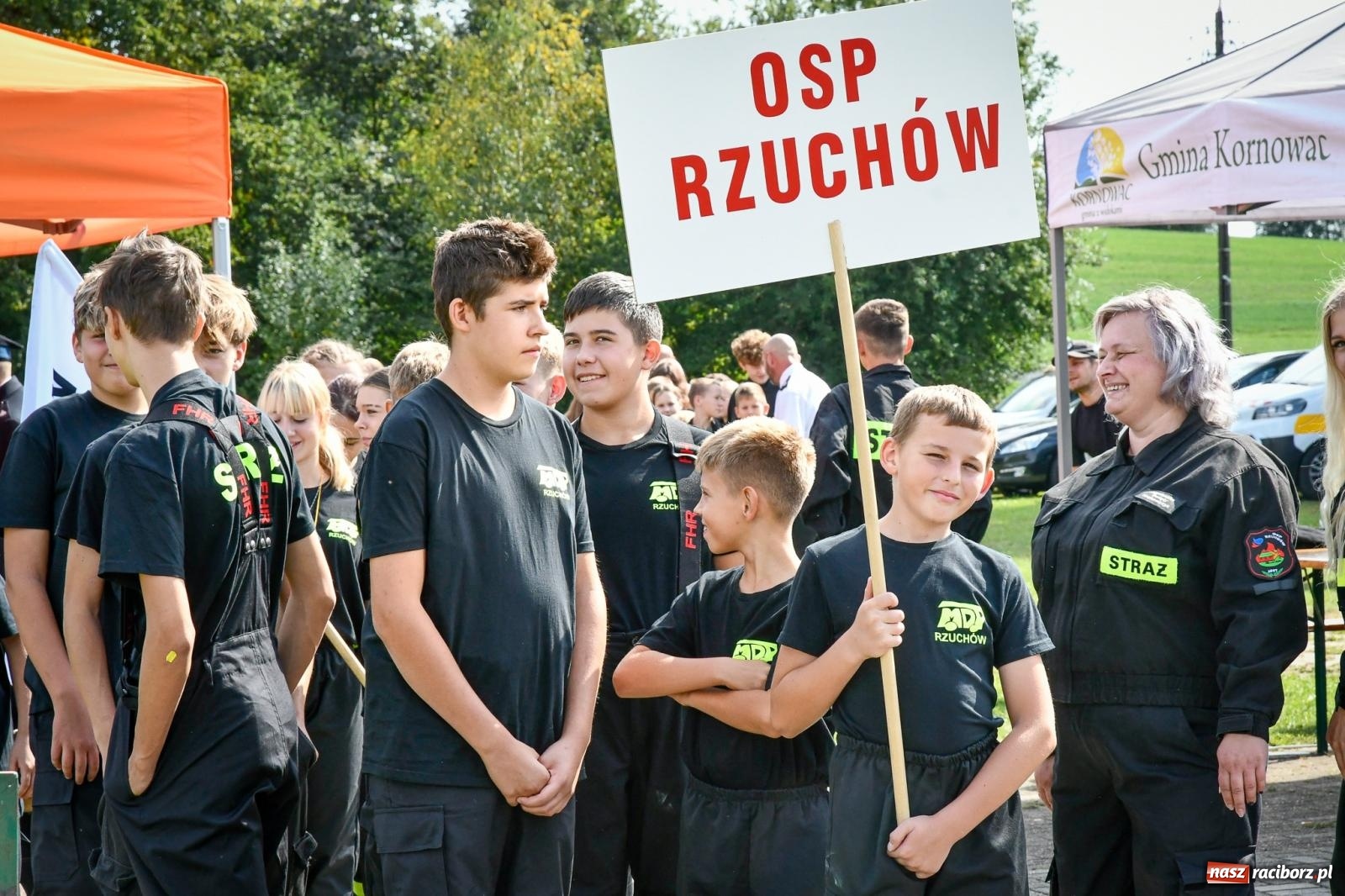 Zdjęcie w galerii na portalu naszraciborz.pl: Gminne Zawody Sportowo-Pożarnicze w Rzuchowie za nami. Poznaliśmy najlepsze drużyny strażackie gm. Kornowac wiadomości z regionu