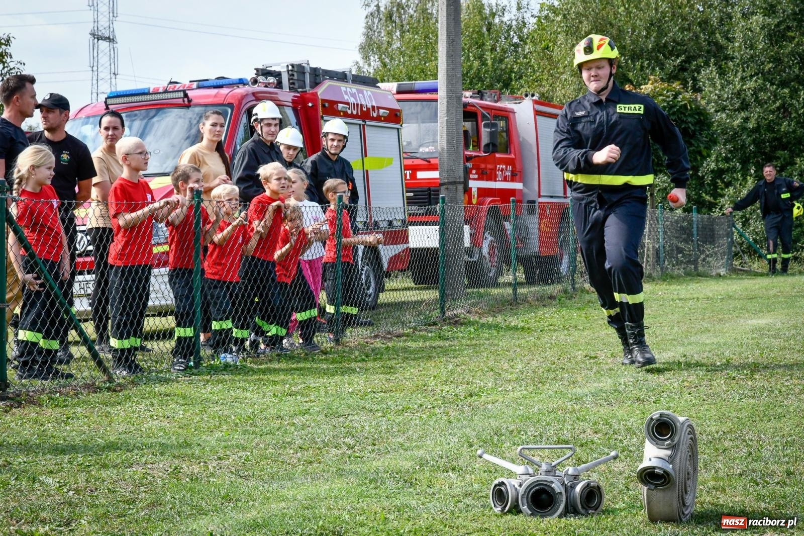 Zdjęcie w galerii na portalu naszraciborz.pl: Gminne Zawody Sportowo-Pożarnicze w Rzuchowie za nami. Poznaliśmy najlepsze drużyny strażackie gm. Kornowac wiadomości z regionu