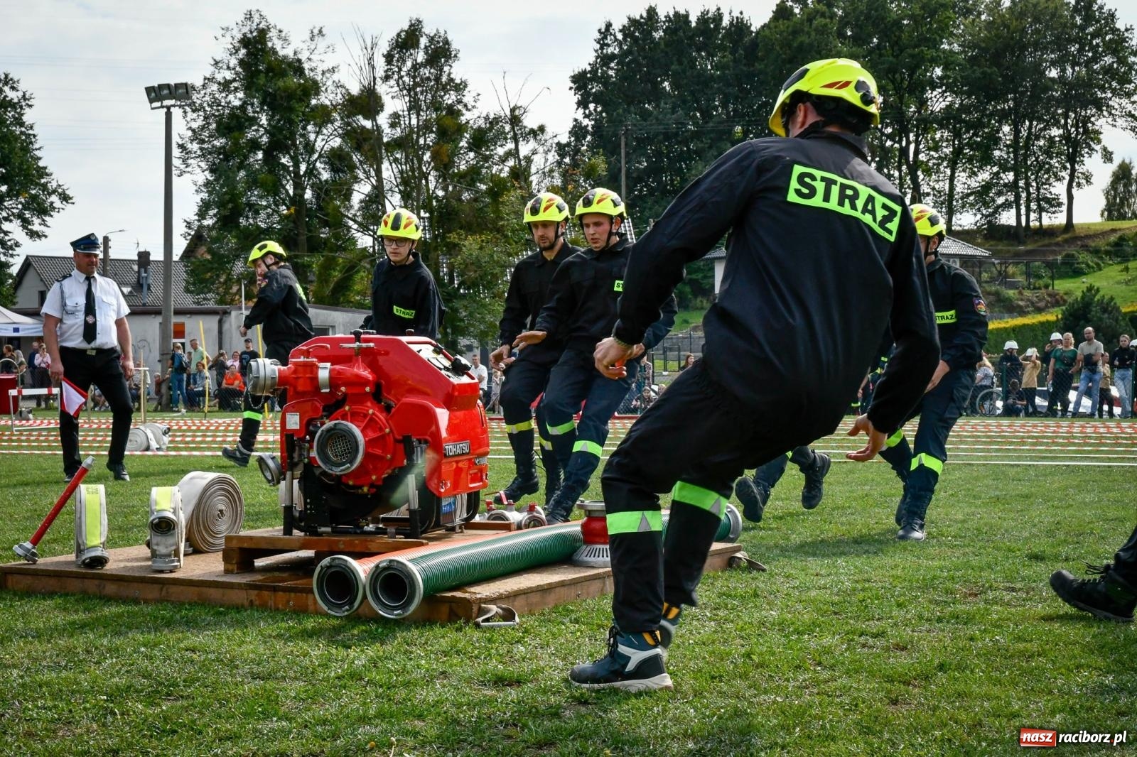 Zdjęcie w galerii na portalu naszraciborz.pl: Gminne Zawody Sportowo-Pożarnicze w Rzuchowie za nami. Poznaliśmy najlepsze drużyny strażackie gm. Kornowac wiadomości z regionu