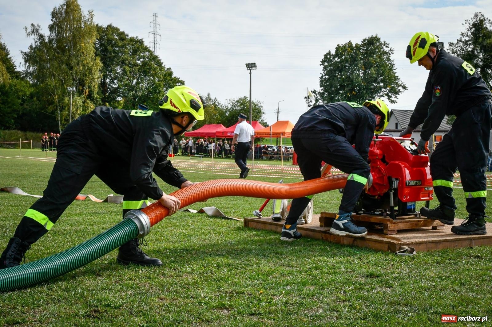 Zdjęcie w galerii na portalu naszraciborz.pl: Gminne Zawody Sportowo-Pożarnicze w Rzuchowie za nami. Poznaliśmy najlepsze drużyny strażackie gm. Kornowac wiadomości z regionu