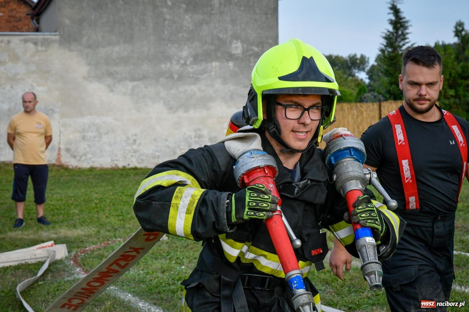 Zdjęcie w galerii na portalu naszraciborz.pl: Strażacka rywalizacja w Krzanowicach. Florian Schramowski najlepszy, wśród kobiet triumfowała Lenka Sedláčková wiadomości z regionu