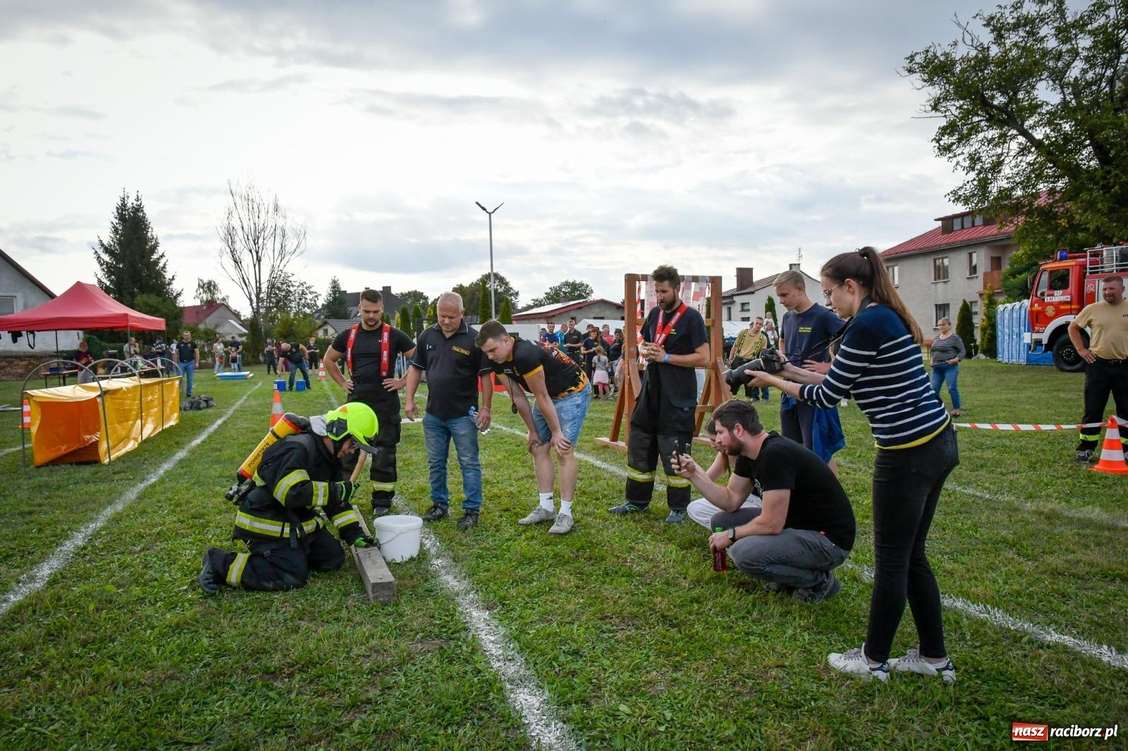 Zdjęcie w galerii na portalu naszraciborz.pl: Strażacka rywalizacja w Krzanowicach. Florian Schramowski najlepszy, wśród kobiet triumfowała Lenka Sedláčková wiadomości z regionu