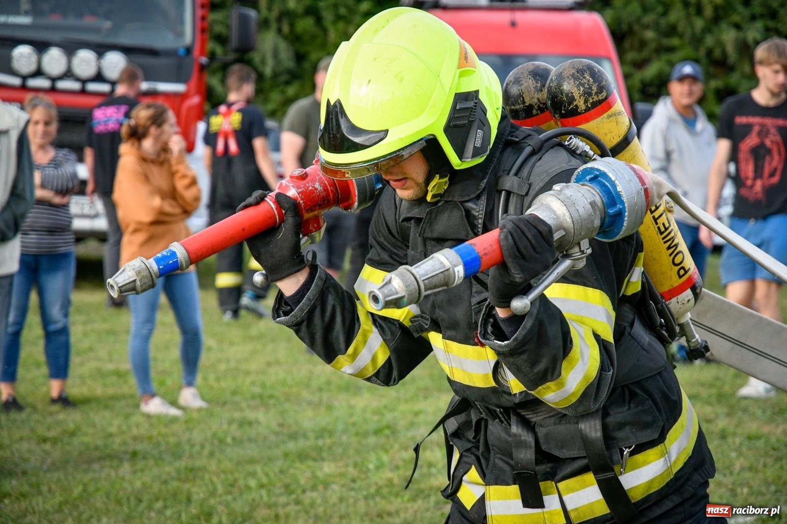 Zdjęcie w galerii na portalu naszraciborz.pl: Strażacka rywalizacja w Krzanowicach. Florian Schramowski najlepszy, wśród kobiet triumfowała Lenka Sedláčková wiadomości z regionu