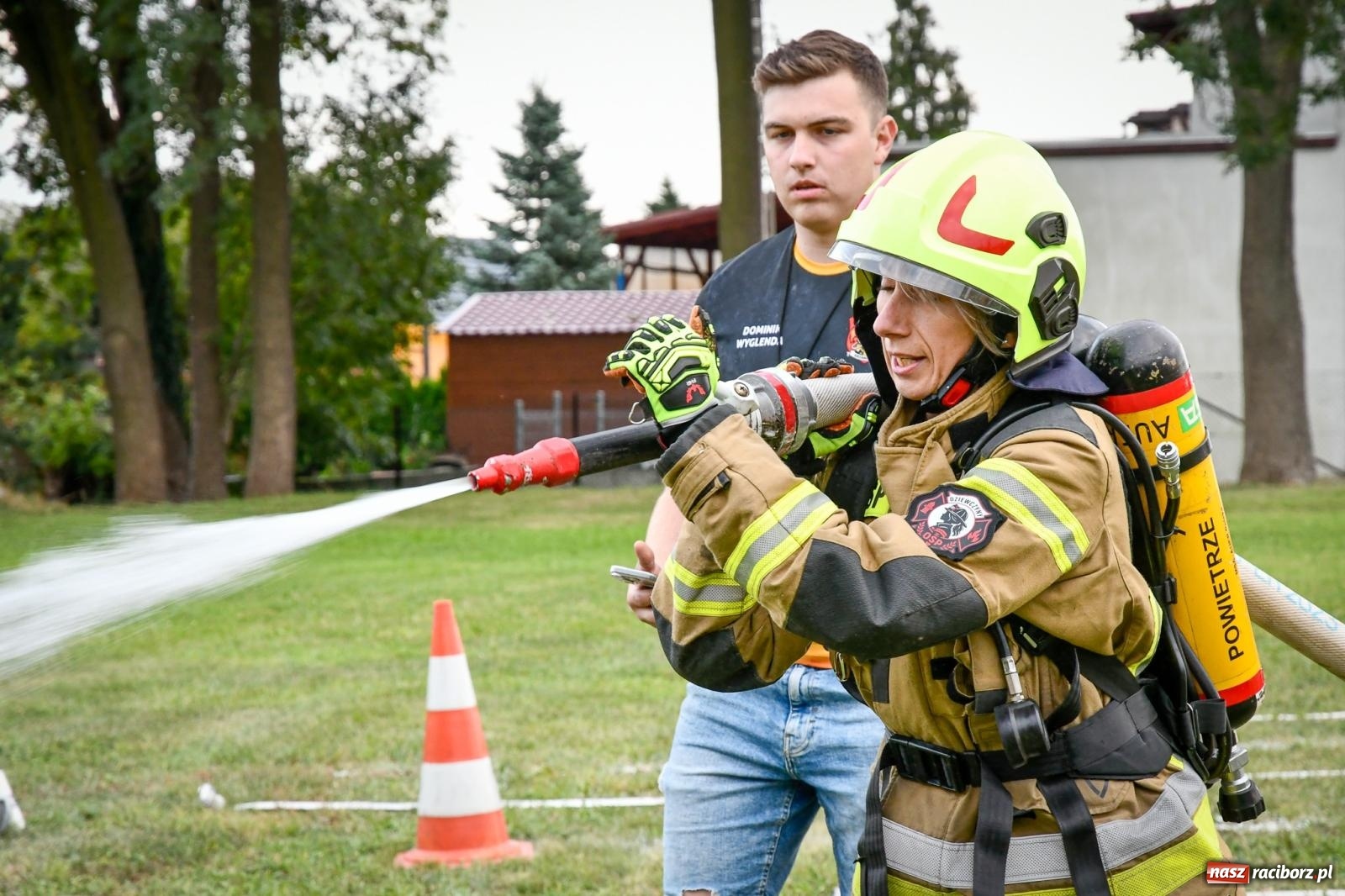 Zdjęcie w galerii na portalu naszraciborz.pl: Strażacka rywalizacja w Krzanowicach. Florian Schramowski najlepszy, wśród kobiet triumfowała Lenka Sedláčková wiadomości z regionu