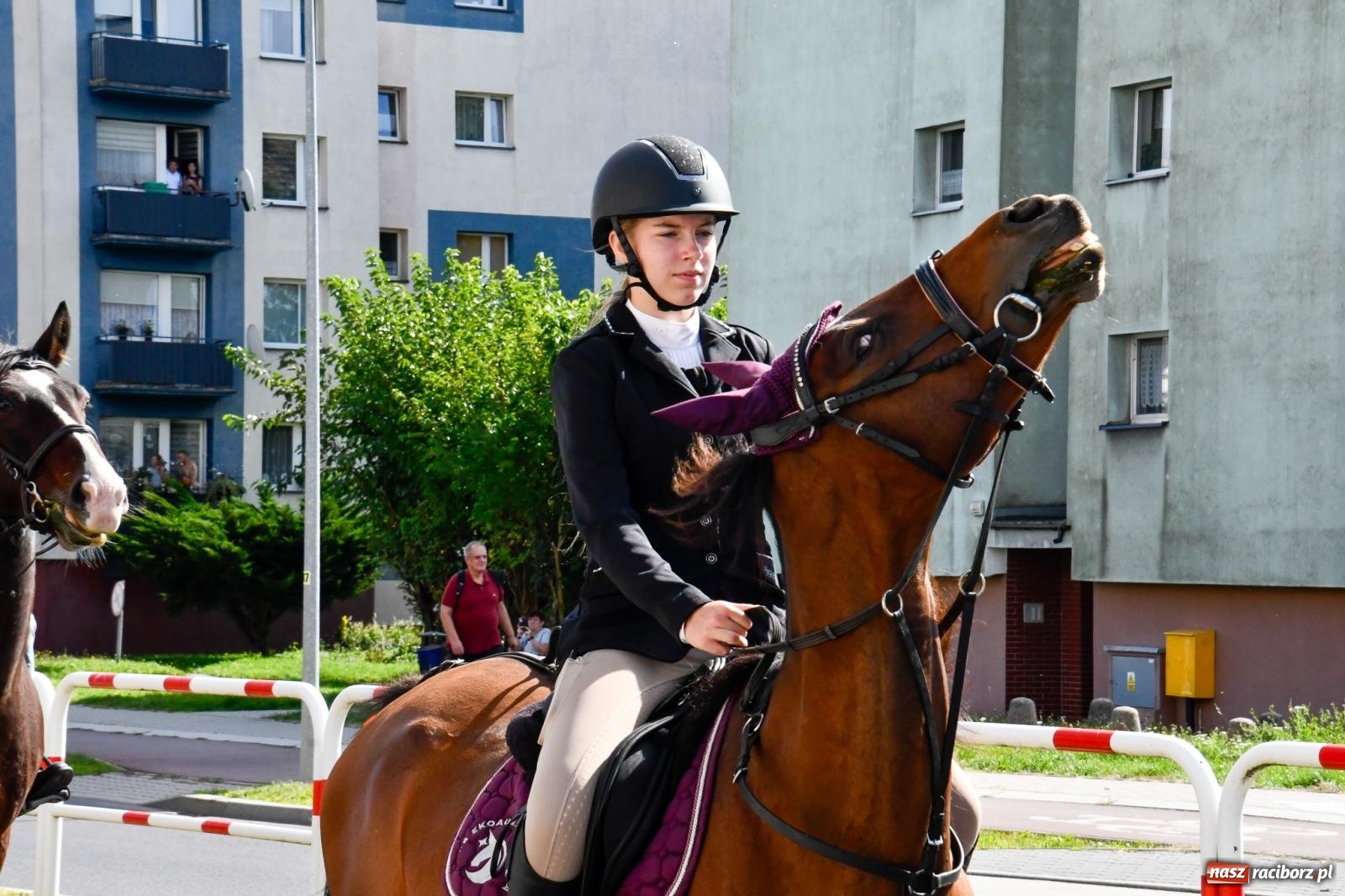 Zdjęcie w galerii na portalu naszraciborz.pl: Hubertus na Ostrogu. Konna parada przeszła ulicami Raciborza [FOTO i WIDEO] wiadomości z regionu