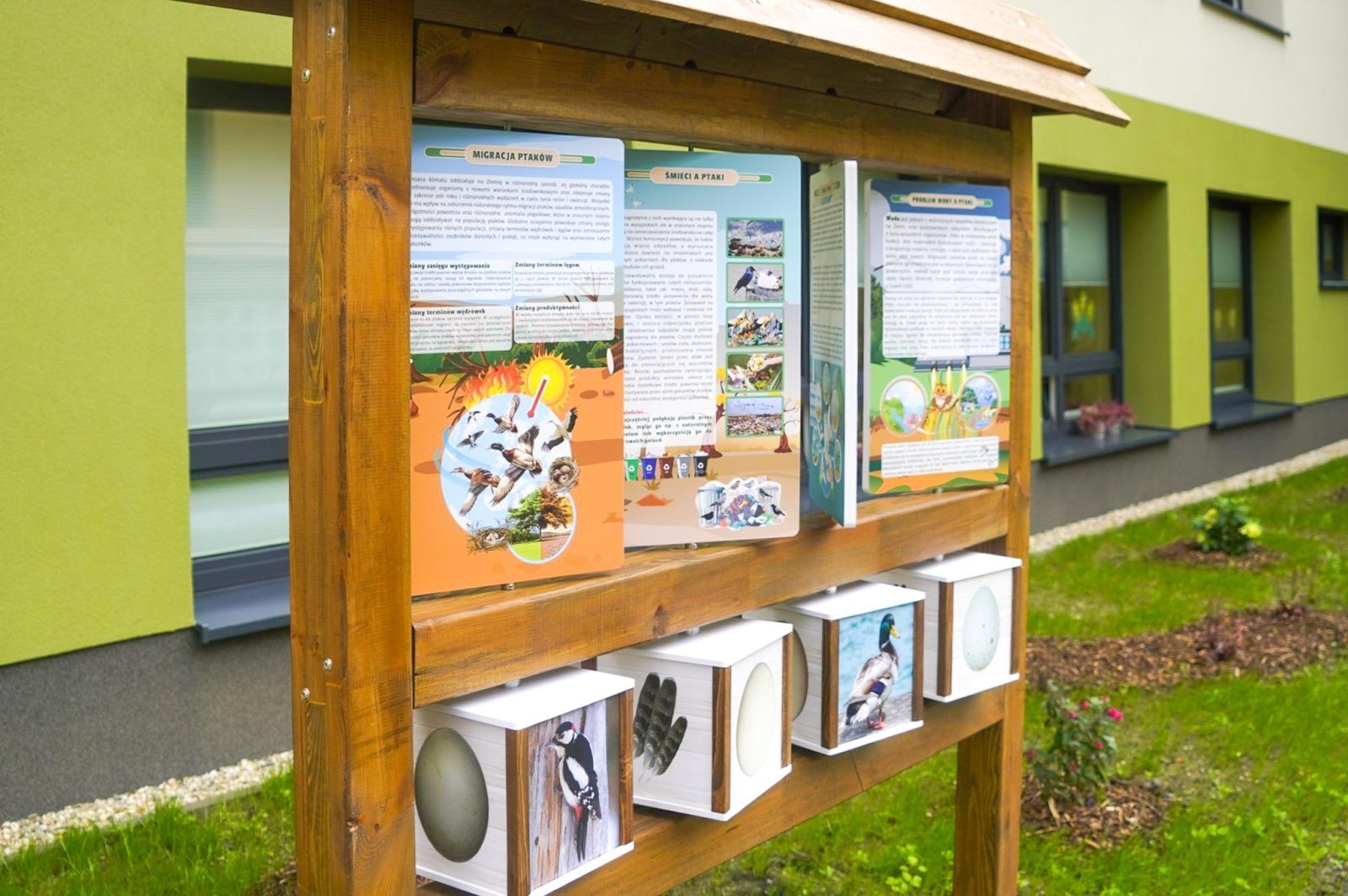 Zdjęcie w galerii na portalu naszraciborz.pl: Nowa ekopracownia pod chmurką przy raciborskiej szkole wiadomości z regionu