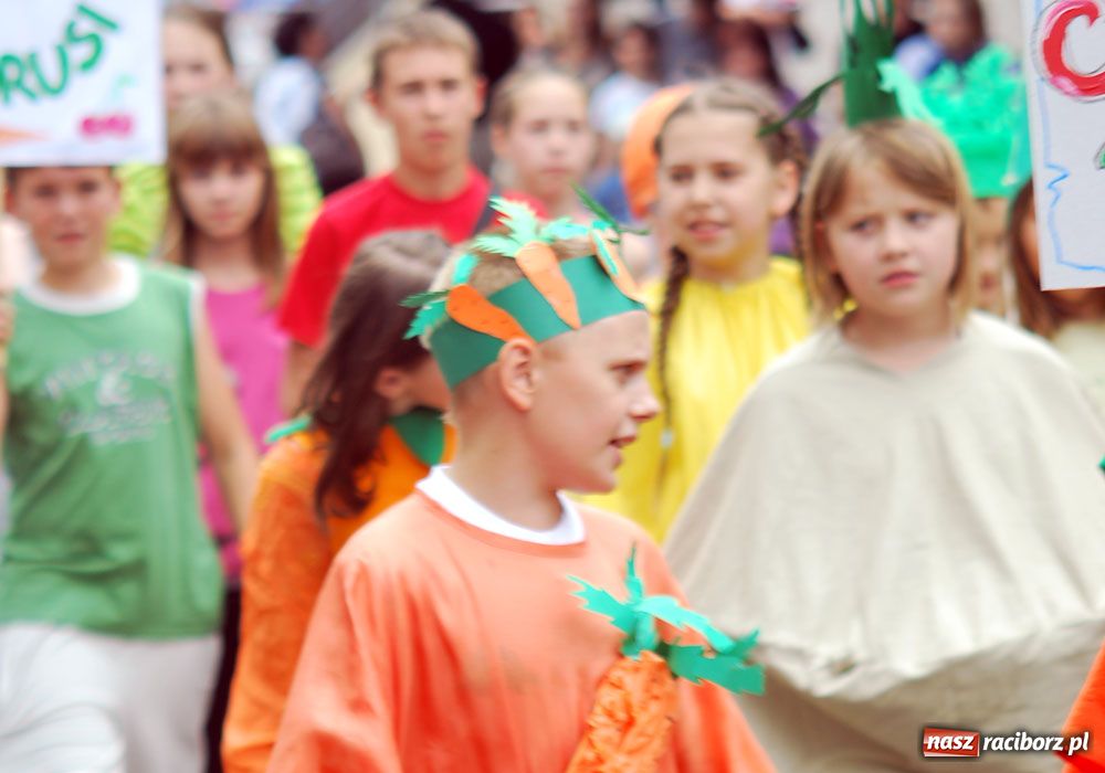 Zdjęcie w galerii na portalu naszraciborz.pl: Barwny korowód tancerzy i uczniów wiadomości z regionu