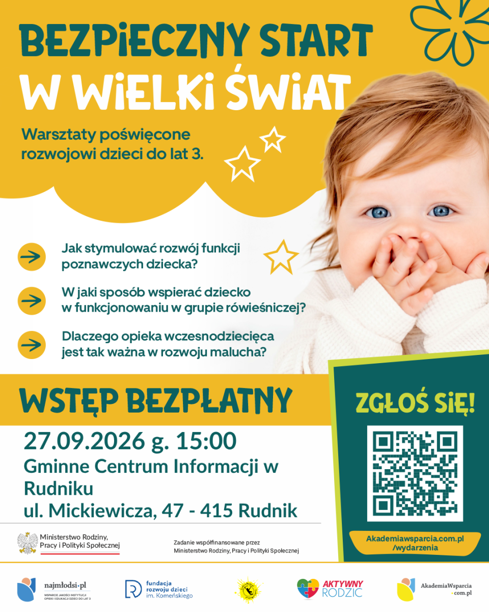 Zdjęcie w galerii na portalu naszraciborz.pl: Bezpłatne warsztaty dla rodziców małych dzieci. Spotkania w Rudniku i Rzuchowie wiadomości z regionu