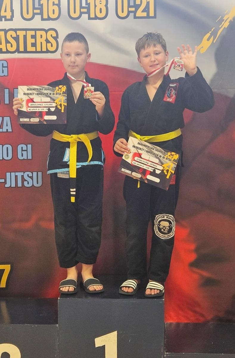 Zdjęcie w galerii na portalu naszraciborz.pl: Siedem medali Łamatora Racibórz na zawodach ju-jitsu w Katowicach wiadomości z regionu