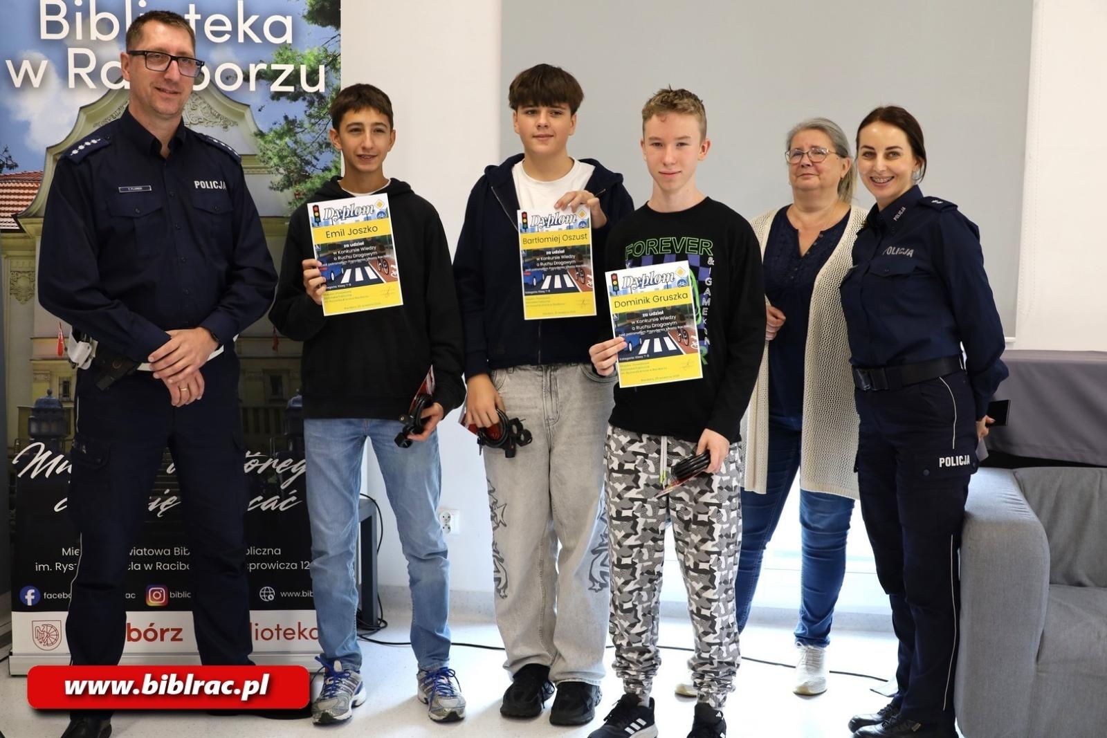 Zdjęcie w galerii na portalu naszraciborz.pl: XVIII Konkurs Wiedzy o Ruchu Drogowym za nami wiadomości z regionu
