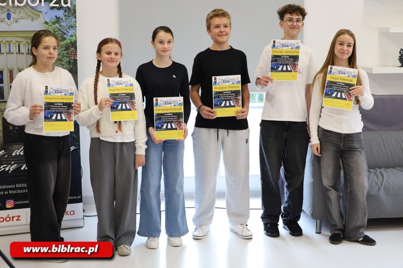 Zdjęcie w galerii na portalu naszraciborz.pl: XVIII Konkurs Wiedzy o Ruchu Drogowym za nami wiadomości z regionu
