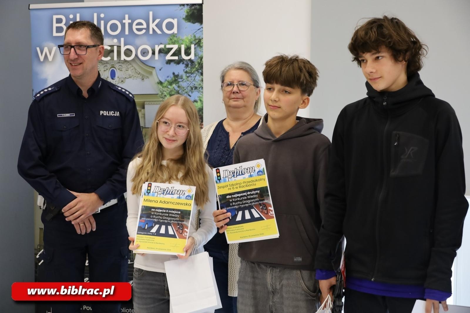 Zdjęcie w galerii na portalu naszraciborz.pl: XVIII Konkurs Wiedzy o Ruchu Drogowym za nami wiadomości z regionu