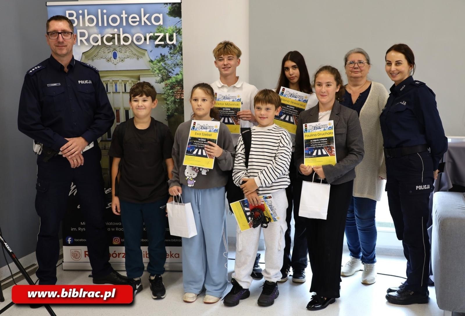 Zdjęcie w galerii na portalu naszraciborz.pl: XVIII Konkurs Wiedzy o Ruchu Drogowym za nami wiadomości z regionu