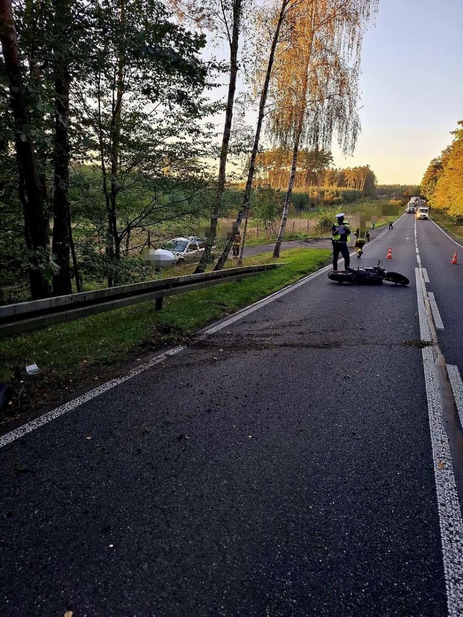Zdjęcie w galerii na portalu naszraciborz.pl: Tragiczny wypadek w Rudach. Zginęła 19-letnia pasażerka motocykla wiadomości z regionu