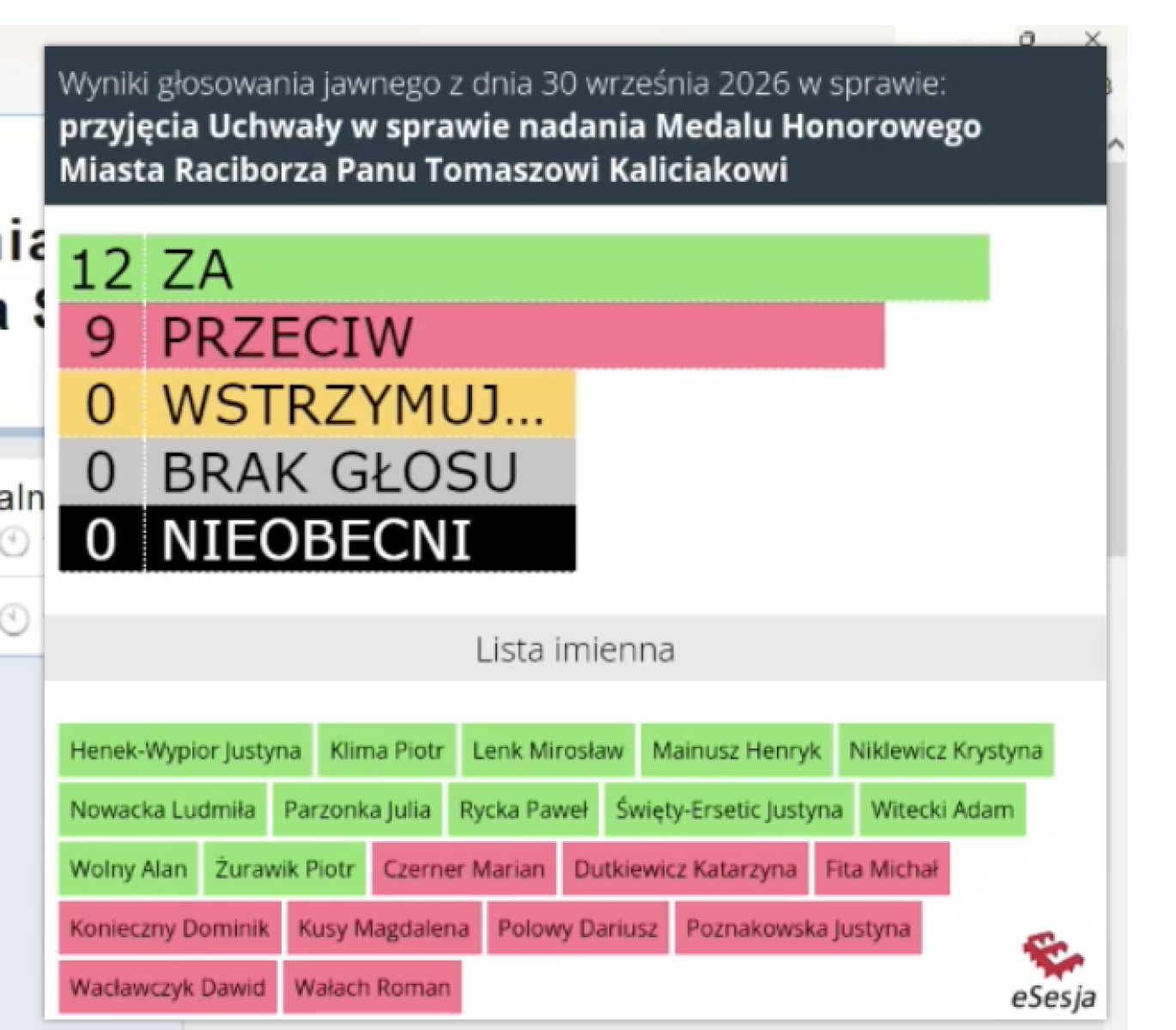 Zdjęcie w galerii na portalu naszraciborz.pl: Medal Honorowy Miasta Raciborza dla Tomasza Kaliciaka. Dariusz Polowy: to naplucie w twarz pracownikom, którzy tyle od niego wycierpieli wiadomości z regionu