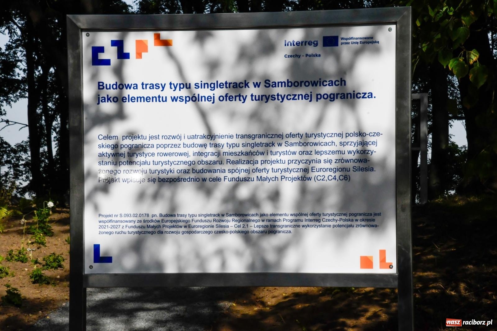 Zdjęcie w galerii na portalu naszraciborz.pl: Nowy singletrack w Samborowicach. Pierwszy taki obiekt w Euroregionie Silesia [FOTO i WIDEO] wiadomości z regionu